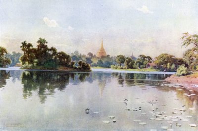 Der Shwe Dagon vom Dalhousie Park von Robert George Talbot Kelly